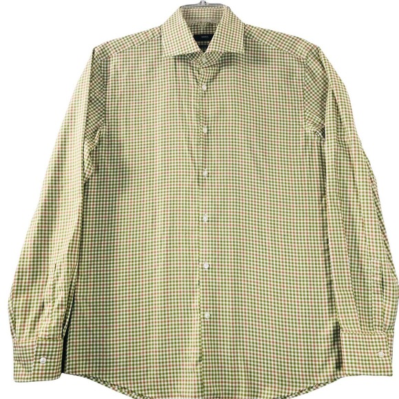 Hugo Boss Shirt Mens Large Slim Fit Cotton Button Down - Picture 2 of 10